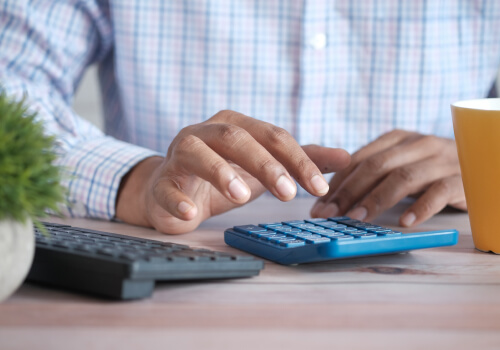 Financial administration and budget control at a group company desk
